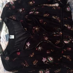 Floral long sleeve dress